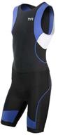 tyr sport men's sport competitor trisuit with back zipper: enhanced performance and convenience logo