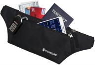 🔒 secure rfid-blocking waist wallet for passport protection logo