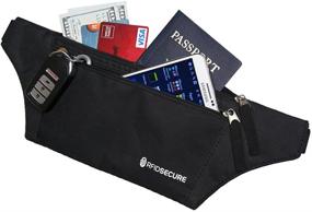 img 4 attached to 🔒 Secure RFID-Blocking Waist Wallet for Passport Protection