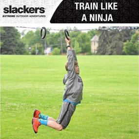 img 2 attached to 🤸 Slackers Traverse Ninja Rings: Unleash the Adventure of Ninjaline Course Obstacle for Ultimate Ninja Warrior Training – Ideal Addition to Your slackers Backyard Obstacle Course