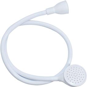 img 4 attached to 🚿 Versatile Handheld Shower Hose: Portable Hose Faucet with Shower Head Spray for Baby Bathing, Pet Showering, Hair Washing, Vegetable Rinsing, Utility Sink (Handheld Shower Hose)