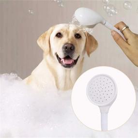 img 1 attached to 🚿 Versatile Handheld Shower Hose: Portable Hose Faucet with Shower Head Spray for Baby Bathing, Pet Showering, Hair Washing, Vegetable Rinsing, Utility Sink (Handheld Shower Hose)