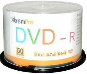 img 1 attached to 📀 XtremPro DVD-R 16X 4.7GB 120Min DVD 50 Pack Blank Discs in Spindle - Premium Quality 11032