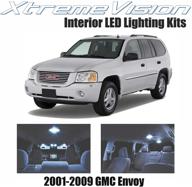 🚘 комплект led-подсветки xtremevision для gmc envoy 2001-2009 (9 предметов) - светодиоды холодного белого цвета + инструмент для легкой установки логотип