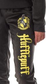 img 2 attached to Exclusive Harry Potter Juniors' Hogwarts Castle House Crest Fleece Jogger Pajama Set - Choose from All 4 Houses