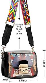 img 3 attached to MOTHGEL Transparent Plastic Crossbody Shoulder