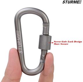 img 3 attached to STURME Carabiner Aluminum Carabiners Improved Outdoor Recreation