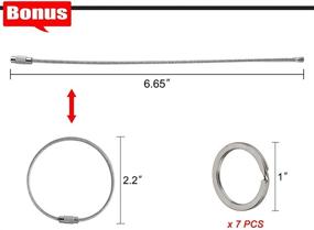 img 1 attached to STURME Carabiner Aluminum Carabiners Improved Outdoor Recreation