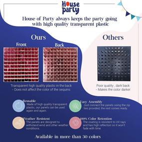 img 3 attached to HOUSE OF PARTY – Square Shimmer Panels (Pack Of 24)
