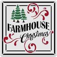 holiday stencils 12x12 christmas farmhouse logo