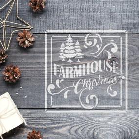 img 1 attached to Holiday Stencils 12X12 Christmas Farmhouse