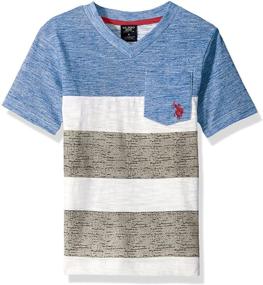 img 1 attached to 👕 U S Polo Assn Embellished Boys' Clothing: Superior Cotton Poly Blend for Exquisite Style