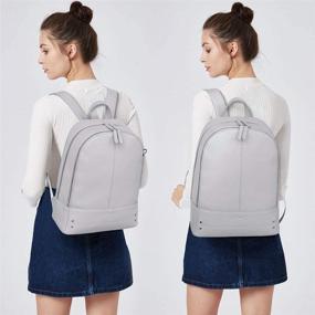 img 3 attached to Backpack Genuine Leather Business Fashion Backpacks