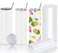 🥤 ultimate insulated stainless steel sublimation tumbler: straight design logo