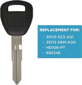 img 1 attached to 🔑 Безключевой автомобильный кар ключ для замены Keyless2Go HD106 - Новый ключ без маркировки с микросхемой ID 13 (2 шт.)