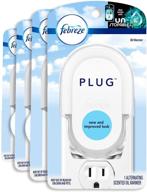 🔌 набор из 4 ароматизаторов воздуха febreze plug in с тепловыми масляными ароматизаторами (масло не включено) логотип