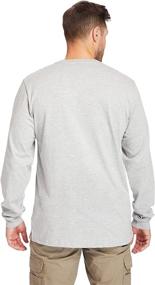 img 3 attached to Timberland PRO Blended Long Sleeve Charcoal Men's Clothing: Superior Quality for Ultimate Comfort