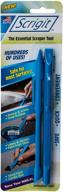 ✨ скригит скрейпер: нецарапающий пластиковый инструмент для труднодоступных мест и щелей - легкое удаление пищи, этикеток, краски, жира и многое другое (2 штуки) логотип