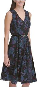img 1 attached to 👗 Tommy Hilfiger Fit and Flare Midi Dress for Women