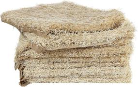 img 4 attached to 🐓 Windy Ridge Co. Natural Chicken Nesting Pads - Aspen Excelsior Bedding Hen Nest Box Liners - Made in USA - 13" x 13" - Pack of 10