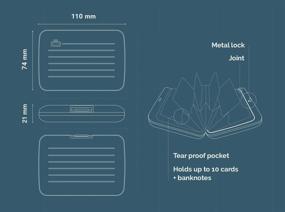 img 1 attached to Кошелек Ogon Stockholm из алюминия: стильные женские сумки и кошельки у вас под рукой!