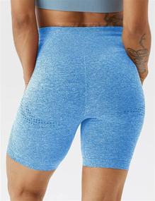 img 1 attached to 🩳 TSUTAYA Women's Seamless Workout Biker Shorts: High-Waist Performance Shorts for Gym, Running, Cycling, and Yoga with Tummy Control – Summer Athletic Pants