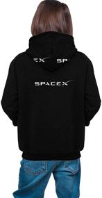 img 1 attached to 👕 Оставайтесь комфортными и стильными с Юниорской толстовкой Spacex: топовая спортивная толстовка с карманом