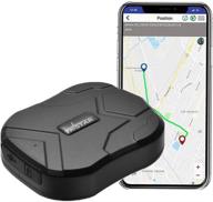 tkstar gps tracker tk905: realtime vehicle tracking device, waterproof & magnetic, 90 days standby logo