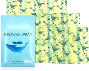 img 4 attached to Viralife Reusable Beeswax Food Wrap
