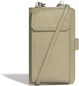 img 1 attached to 👜 Women's Leather Phone Crossbody Handbags & Wallets by Pixie Mood - Optimized for Crossbody Bag Search