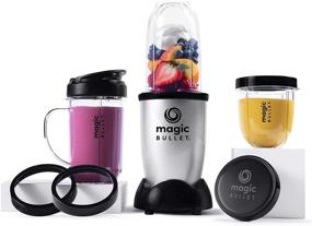 img 4 attached to 💥 Magic Bullet Blender: Small-Sized, Silver 11-Piece Set for Ultimate Blending Magic!