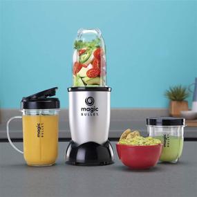 img 1 attached to 💥 Magic Bullet Blender: Small-Sized, Silver 11-Piece Set for Ultimate Blending Magic!