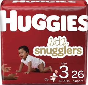 img 4 attached to Huggies Little Snugglers Diapers 16 28