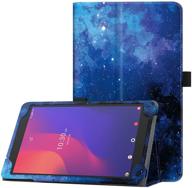 📱 famavala folio case cover for t-mobile alcatel joy tab 2 8-inch tablet: bluesky protection for 2020 release logo