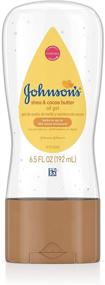 img 4 attached to Johnson's Baby Oil Gel with Shea and Cocoa Butter, Ideal for Baby Massage, 6.5 fl. oz, Pack of 6 (Packaging May Vary)