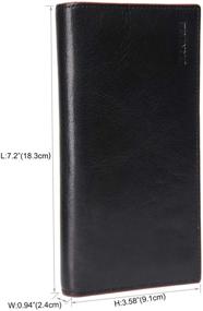 img 2 attached to Banuce Genuine Leather Bifold Wallet with Ample Capacity