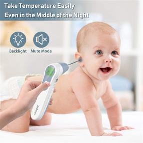 img 1 attached to 🌡️ Olangda Non-Contact Ear and Forehead Thermometer: Dual Mode for Adults and Kids, Instant Accurate Readings