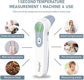 img 3 attached to 🌡️ Olangda Non-Contact Ear and Forehead Thermometer: Dual Mode for Adults and Kids, Instant Accurate Readings