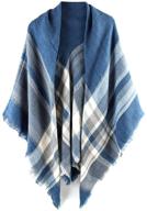 👩 womens tartan checked pashmina blanket - stylish accessories for women logo