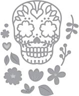 💀 spellbinders sugar skull metal etched/wafer thin dies die d-lites logo