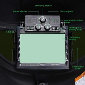 img 1 attached to 🔥 Cutting Welding Helmet with Powered Darkening