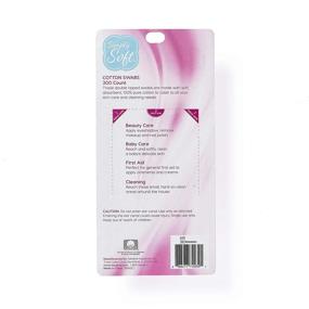 img 3 attached to 300 Count Simply Soft Cotton Tip Applicators: Double Round Tip Cotton Swabs for Gentle and Precise Application