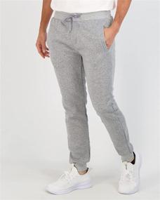 img 3 attached to 👖 Real Essentials 3 Pack: Men's Tech Fleece Active Athletic Jogger Sweatpants with Pockets - Casual and Versatile