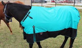 img 3 attached to 🐴 Waterproof Horse Winter Blanket Heavyweight - CHALLENGER 1200D Turnout - 511
