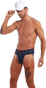 img 3 attached to Plus Athletic Supporter Jockstrap Waistband Sports & Fitness in Team Sports