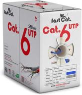 🔌 high-speed 1000ft fastcat cat6 ethernet cable for industrial electrical applications логотип