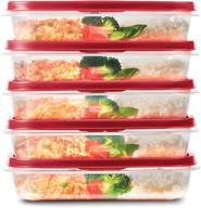 🍱 rubbermaid easyfindlids meal prep containers - one compartment, 5.5 cup capacity, 5-pack логотип