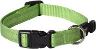 🐍 rogz utility medium reflective stitching snake dog collar - 5/8-inch size delivers safety and style логотип