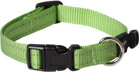 img 4 attached to 🐍 Rogz Utility Medium Reflective Stitching Snake Dog Collar - 5/8-Inch Size Delivers Safety and Style