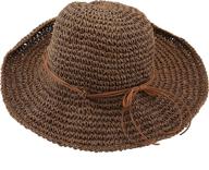 👒 stylish and functional: urban coco women's wide brim caps for summer fashion and sun protection логотип